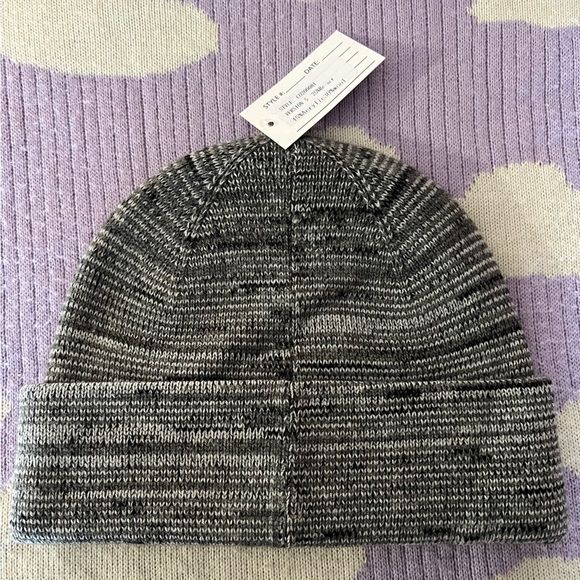 NWT Coach Signature C Wool Blend Black White Knit Beanie Hat - Picture 2 of 7